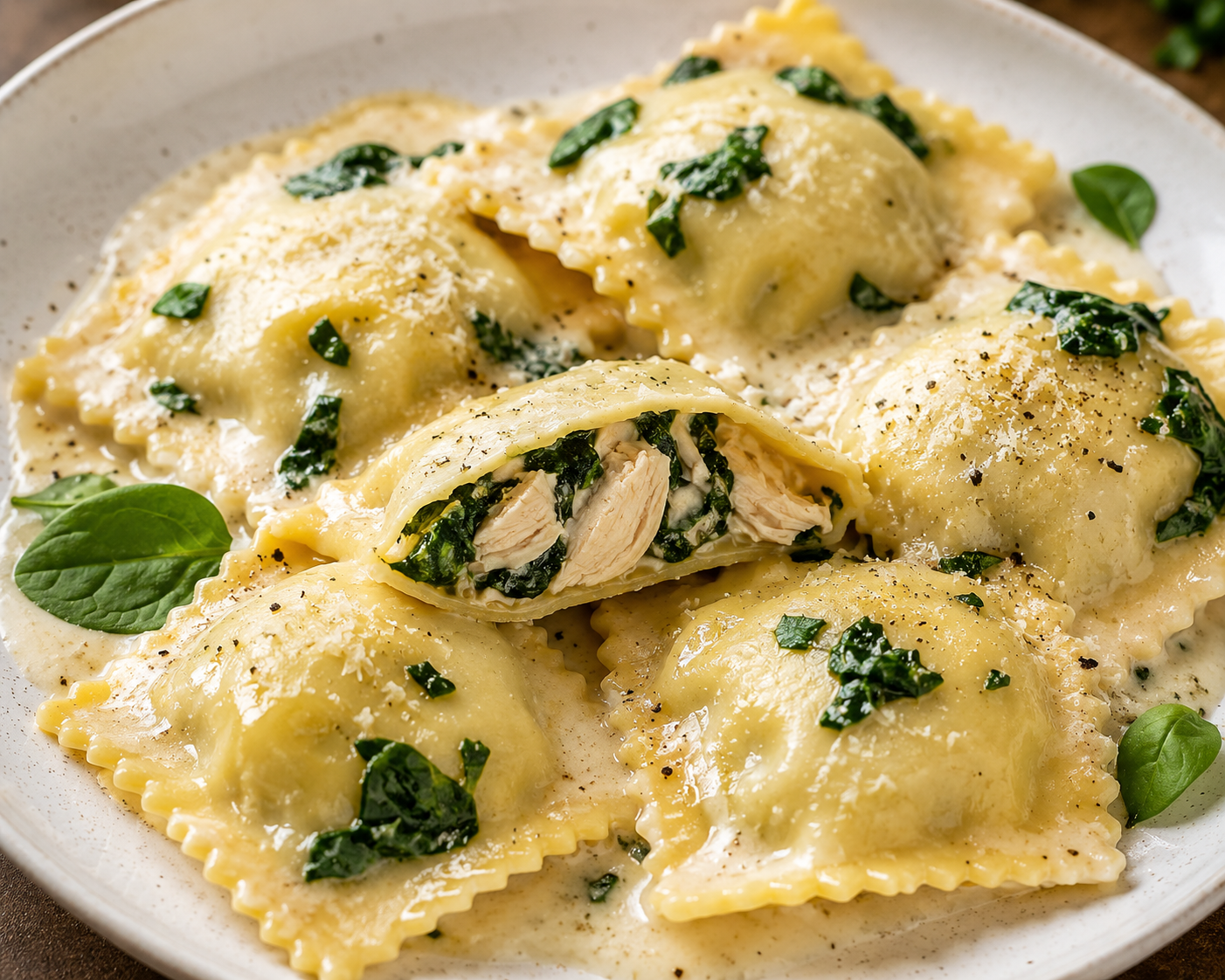 ¡Llegaron los nuevos Ravioli de Pollo y Espinaca!